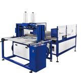 Corrugated Bundle Squaring & Strapping System